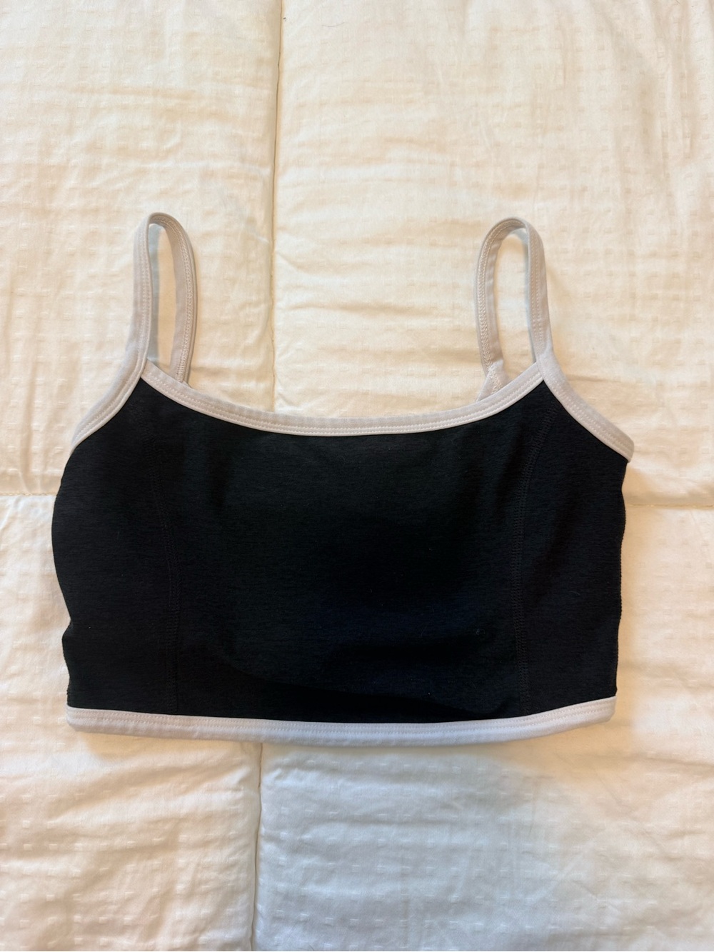 Beyond Yoga Black Cropped Bra